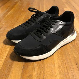 Michael Kors Mens Black/White Trainer Style Sneaker